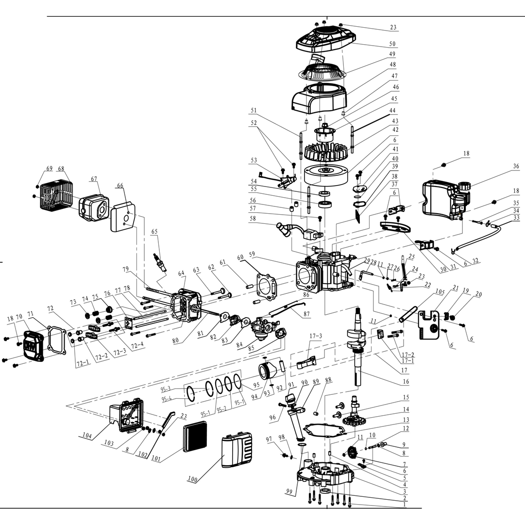Газонокосилка бензиновая ГКБ-510