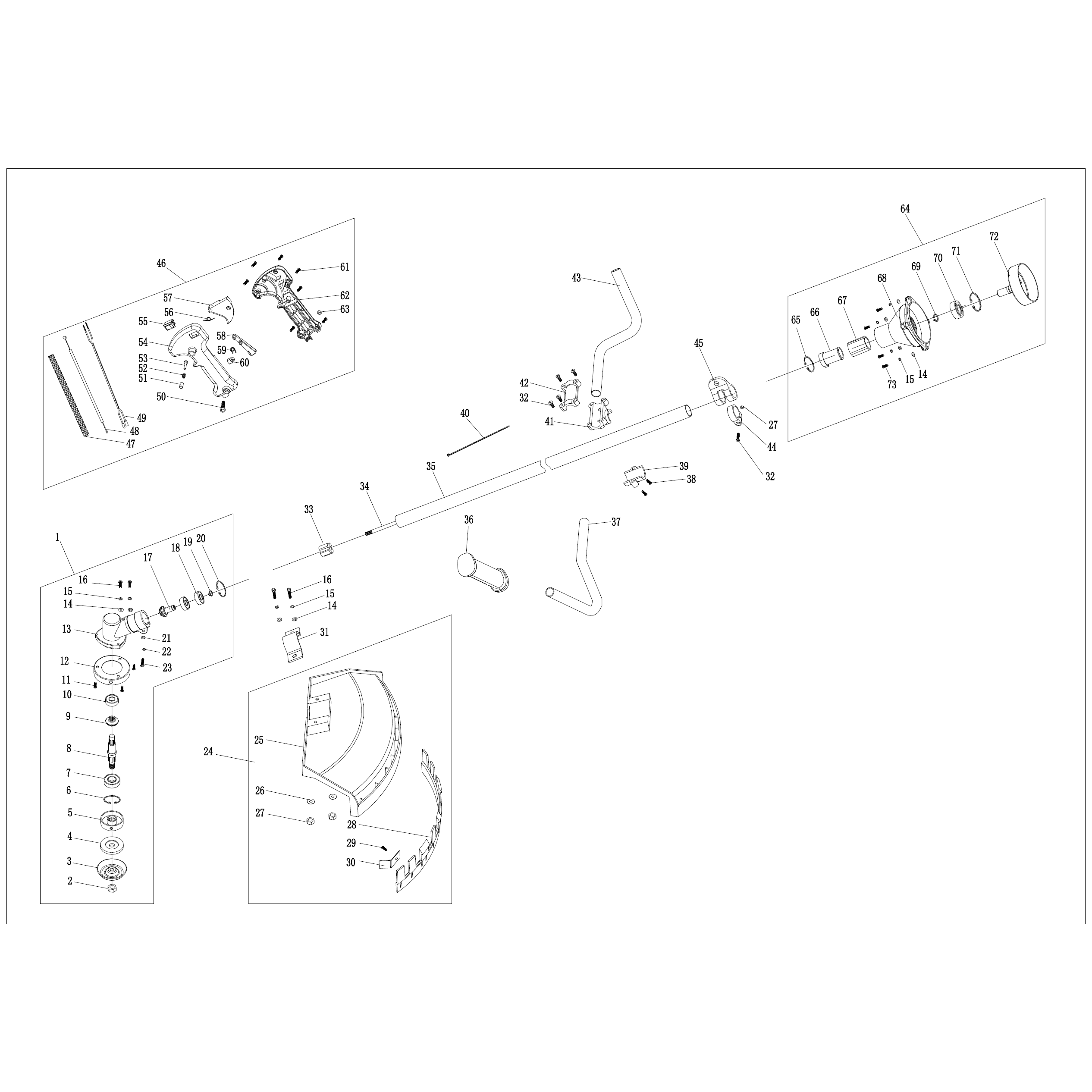 Триммер бензиновый КРБ-1300